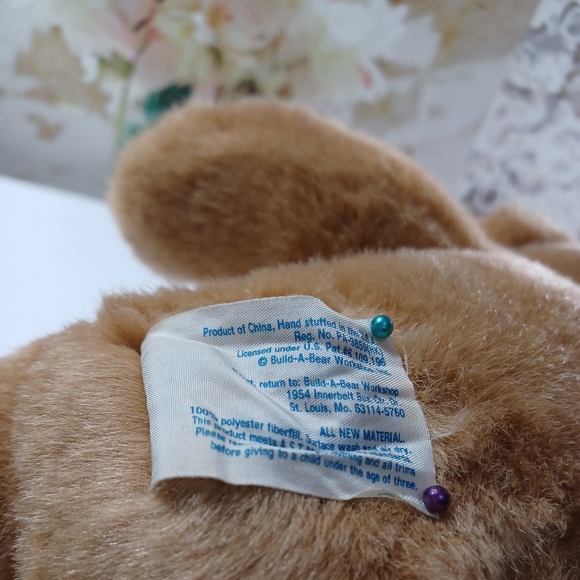 Build a Bear Light Brown Teddy Bear Plush 15" Stuffed Animal Very Soft. Conditio - Picture 6 of 7